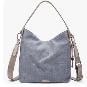 NWOT Fossil Maya Hobo Chambray